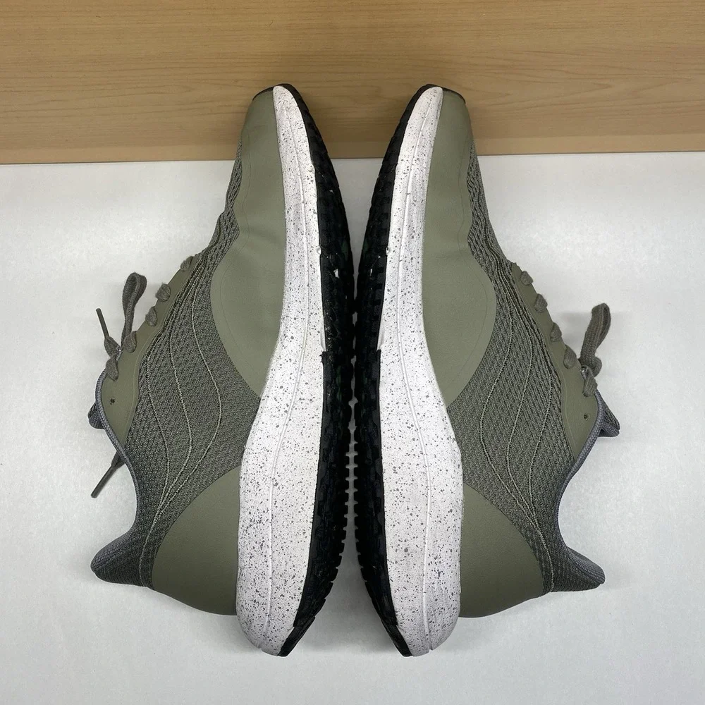 Bahe Shoes Mens Size 9 Green Recharge Forest Grounded Running Sneakers Cushioned